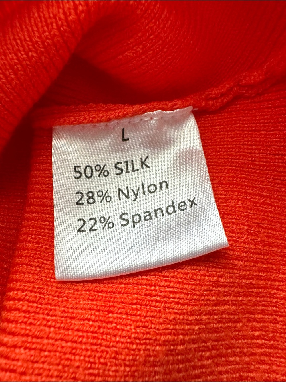 2bella Boutique Silk Blend Coral Tank Sweater NWT Square Neck Large - Picture 6 of 9